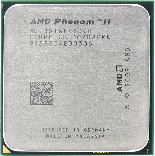 Процессор AMD Phenom II x6 1035T 2.6-3.1 Ghz AM3, 95W Б/У