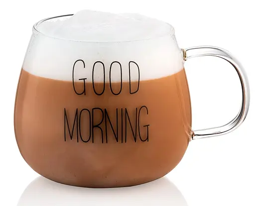 Набор чашек с ручками Ardesto Good Morning 430мл х 2 шт. боросиликатное стекло прозрачное (AR2643BMR) - фото 3