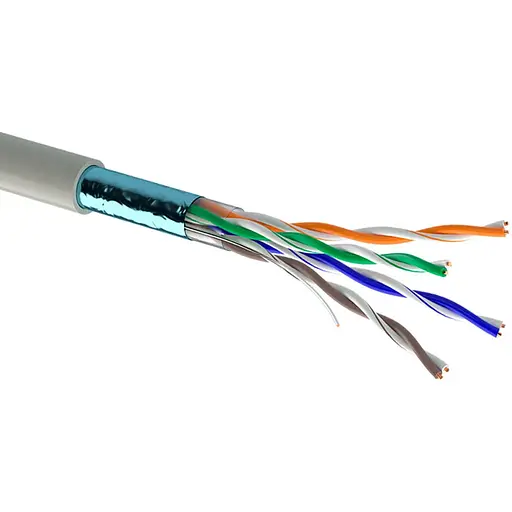 Кабель Одескабель КПВнг-HFE-ОП (200) 4*2*0,51 (F/UTP-cat.5E LSFROH), CU, экран., для внутр. работ, 305м.