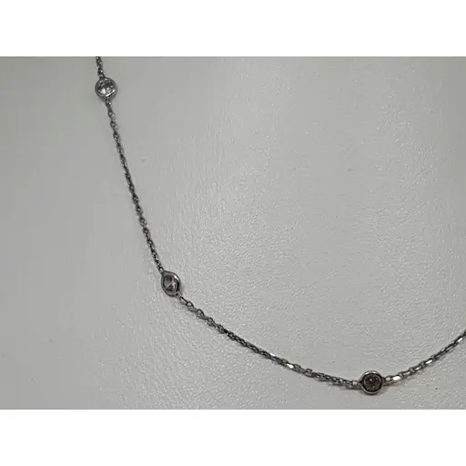 Серебряное колье Диама с фианитами. Артикул 51011115033 - фото 2