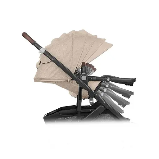 Прогулянкова коляска Uppababy CRUZ V2 - LIAM + люлька Uppababy Carrycot-NOA-Navy Carbon Frame  - фото 9