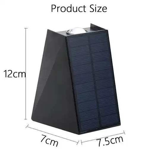 Світильник SunLamp світлодіодний фасадний настінний на сонячній батареї - фото 3
