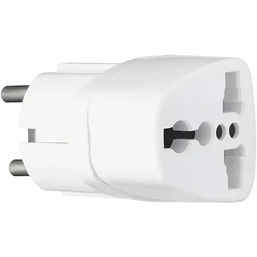 Перехідник мережевий Adapter 220V/10А Англія Білий