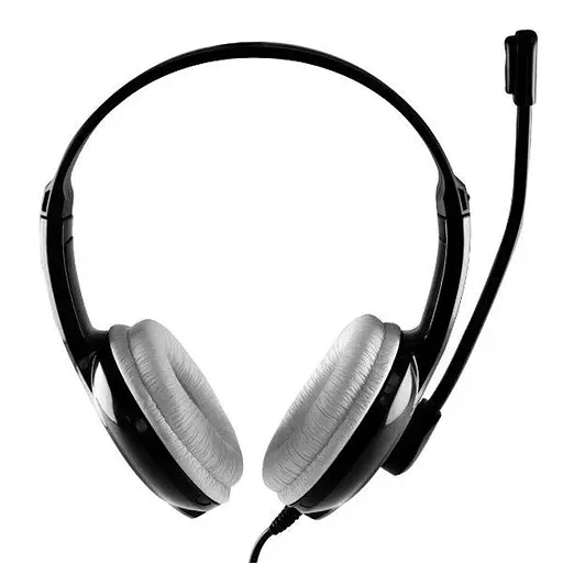 Гарнитура Media-Tech Epsilion USB Black-White - фото 2