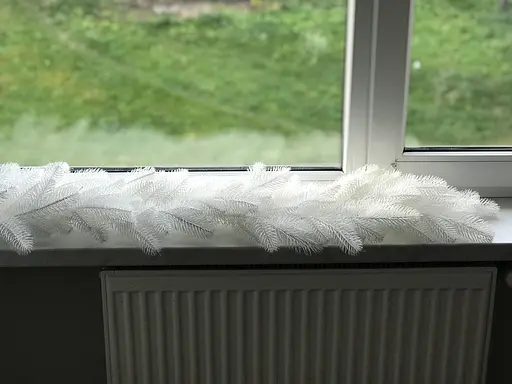 Хвойні гірлянди Hvoya Lux литі білі (6 шт. x 1.2 м) - фото 2