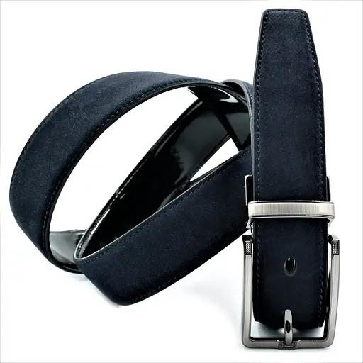 Ремінь шкіряний Weatro чоловічий двосторонній 110-125х3,5 см acs0013944 - фото 4