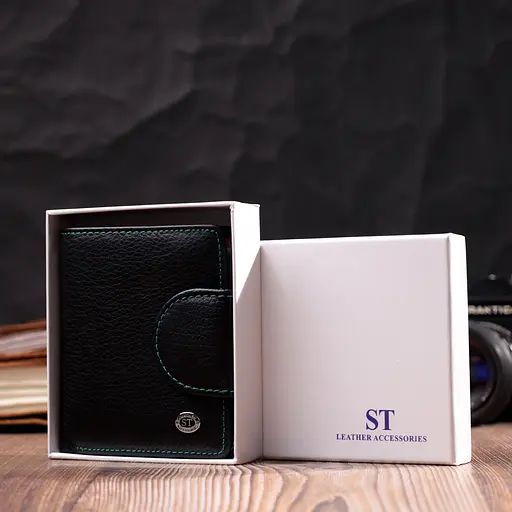 Жіночий шкіряний гаманець ST Leather 10х11.3х1.5 см acs0028366 - фото 9