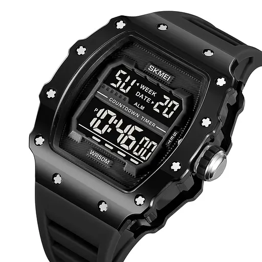 Наручний годинник чоловічий 2296BTBKBK Bright Black Skmei acs0030045 - фото 3