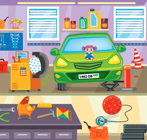 Наліпки-помічниці. Автомайстерня - фото 3