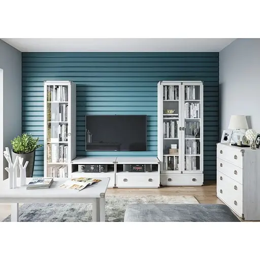 Тумба под телевизор ВМК (БРВ) Индиана JRTV1S Сосна аризонская (GRB-1955) - фото 2