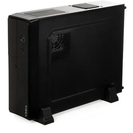 Корпус Vinga CS313B з блоком живлення 400W для micro ATX / mini ITX чорний - фото 3