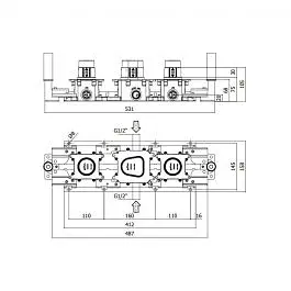 Термостат для душу/ванни Paffoni Modular Box chrome MDE001CR+MDBOX001, Хром - фото 8