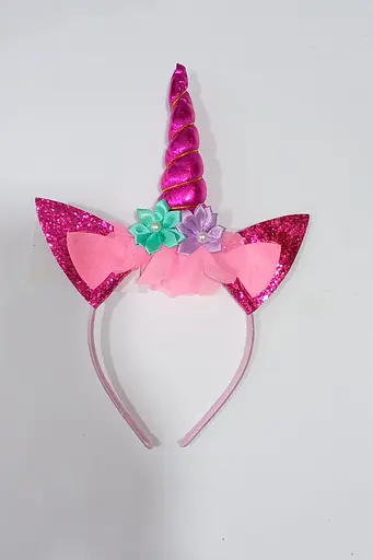 Обруч Єдиноріг K7913 26см (6922012079130) Малиновий - фото 1