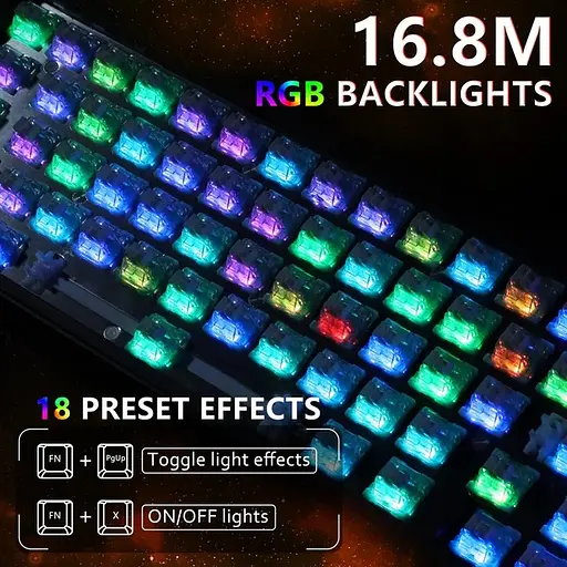 Игровая проводная магнитная клавиатура Attack Shark X65 HE / Magnetic Switch / 8К / RGB / 65% / Black - фото 7