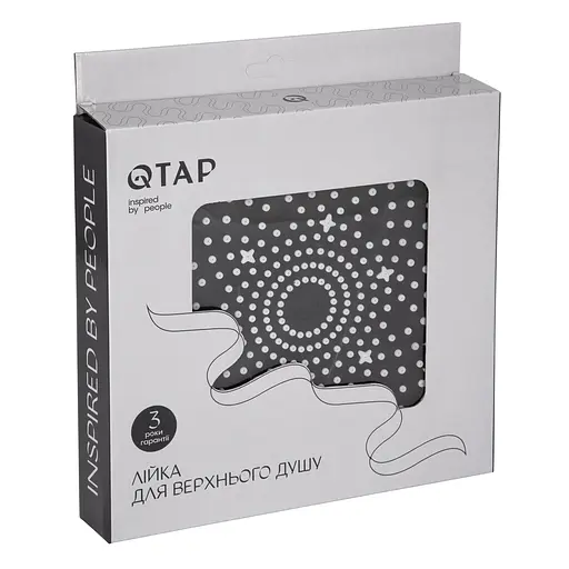 Верхний душ Qtap Hlavova D 230 мм круглый QTHLA107BLM45788 Black matt, Черный матовый - фото 4