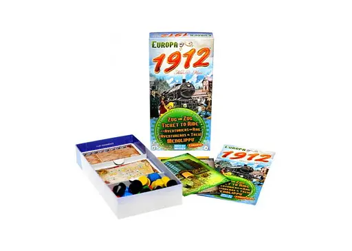 Настільна гра Days of Wonder Квиток на поїзд: Європа 1912 (Ticket to Ride - Europe 1912 Expansion - MULTI) (англ.) (DOW720111) - фото 3