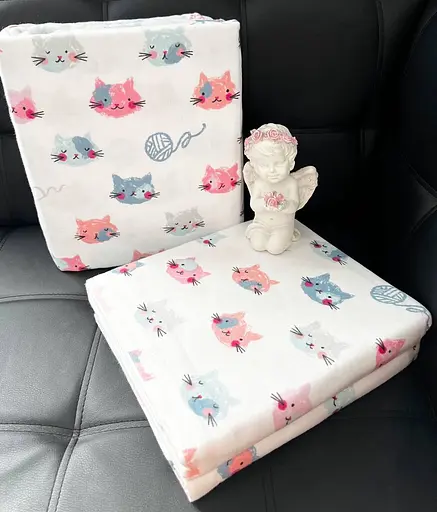 Постільна білизна Cute Cats Фланель Cotton Collection pbe0051282 - фото 1