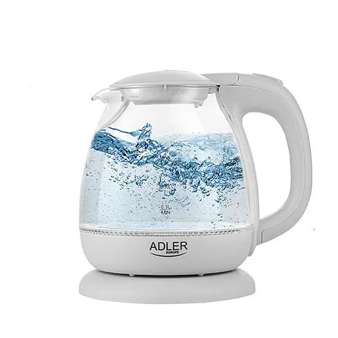 Чайник Adler AD 1283G Grey скляний 1.0л - фото 1