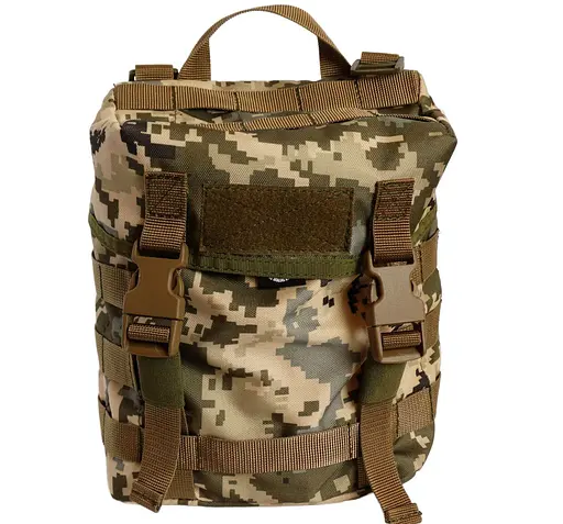 Тактична ранцева сумка сухарка Армійський підсумок військовий універсальний для ЗСУ  - фото 2