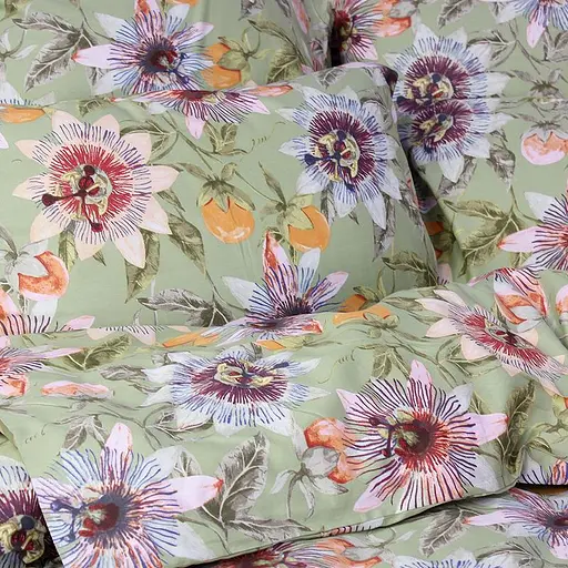 Пододеяльник 216х240 см сатин зеленого цвета 327254 - фото 3