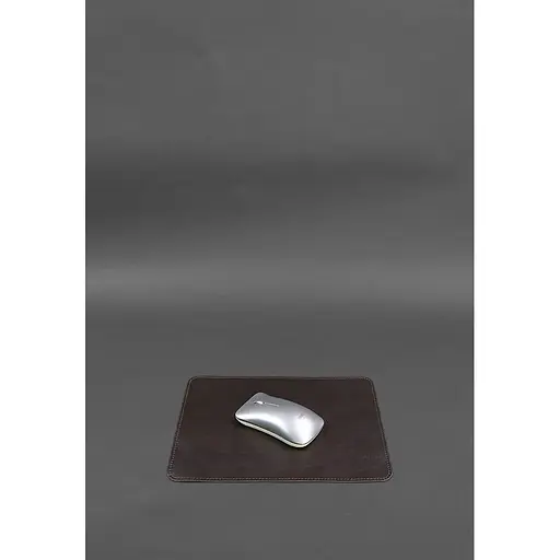 Килимок для мишки BlankNote  краст з натуральної шкіри 1.0 темно-коричневий - фото 4