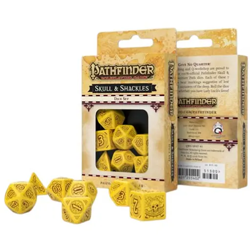 Набор кубиков Pathfinder Skull & Shackles Dice Set , 7 шт. (SPAT43) - фото 1