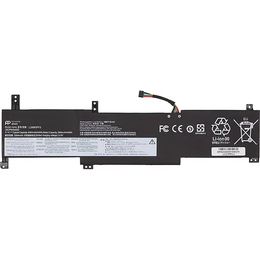 Аккумулятор PowerPlant для ноутбуков LENOVO IdeaPad 1-14IGL7 (L21C3PF0) 11.1V 3964mAh - фото 1