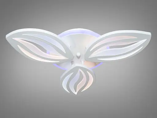 Стельова люстра з димером і підсвічуванням, 65W - фото 2