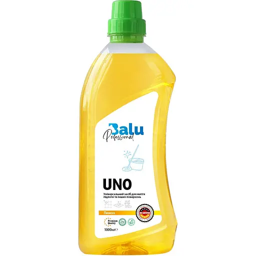 Універсальний засіб для миття підлоги та інших поверхонь Balu Uno Лимон 1 л