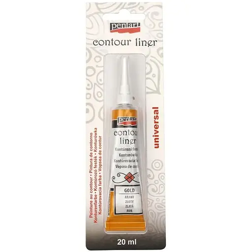 Контур универсальный Pentart Золотой 20 мл - фото 1