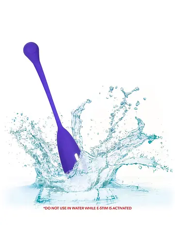 Віброяйце Calexotics Estim Remote Kegel, 7.5 см (синій) - фото 4