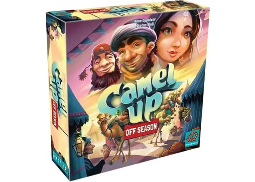 Настольная игра Plan B Games Верблюды, вперед! В межсезонье (Camel Up: Off Season) (англ.) + QR-код на укр. правила (PZE20090EN)