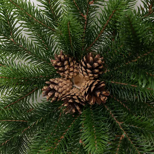 Литий декоративний штучний свічник Lugi SOK-O-1 Делюкс Преміум на 1 свічку зелений - фото 5