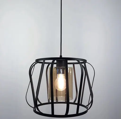 Підвісний світильник на один великий плафон | Арт. 12682/1 | Line F - фото 4