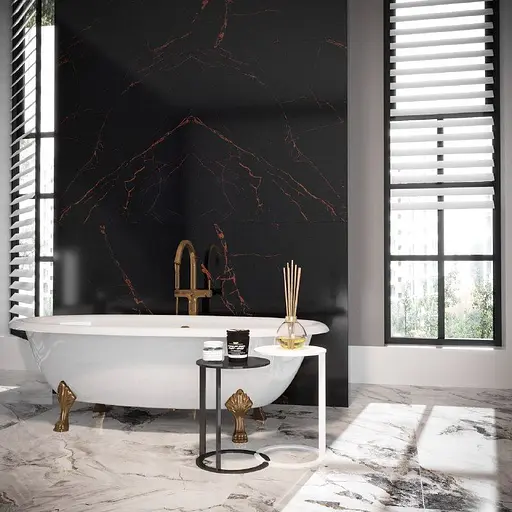 Ванна окремостояча матова Amdcon Olmpa 180x90 біла з литого каменю бронзові ніжки OLMPA_180_nzhk-br_MAT Білий матовий - фото 4