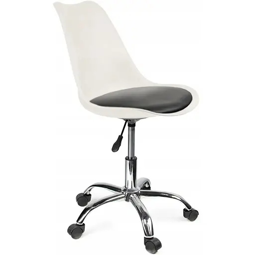 Офісне крісло Jumi Iger біло-чорний - фото 4