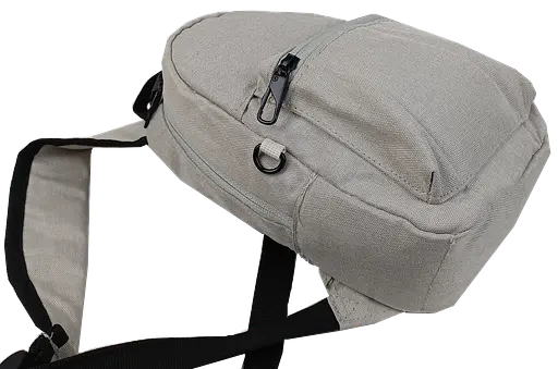 Маленький женский рюкзак 3L Антивор с RFid светло-серый LS sum0028826 - фото 7