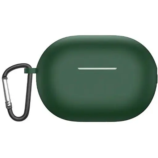 Чохол-накладка DK Silicone Candy Friendly з карабіном для Huawei FreeBuds Pro 2 (green)