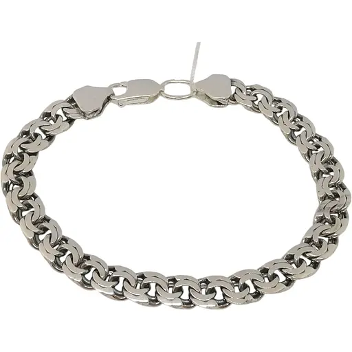 Серебряный браслет Шишкова (Бисмарк). 1702/8 22,5 21