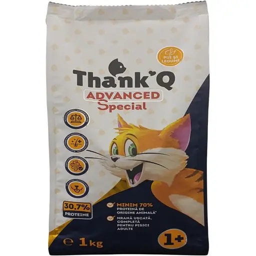 Сухой корм для кошек ThankQ Advanced Special Курица 1 кг - фото 2
