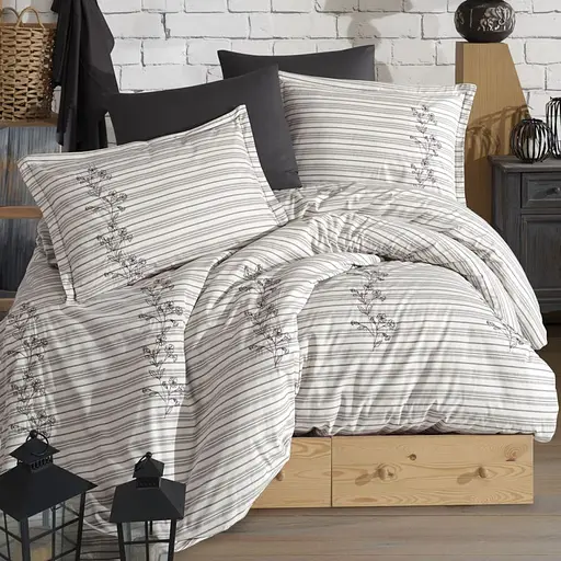 Постельное белье Dezza Ранфорс с вышивкой Clasy pbe0052090 - фото 1