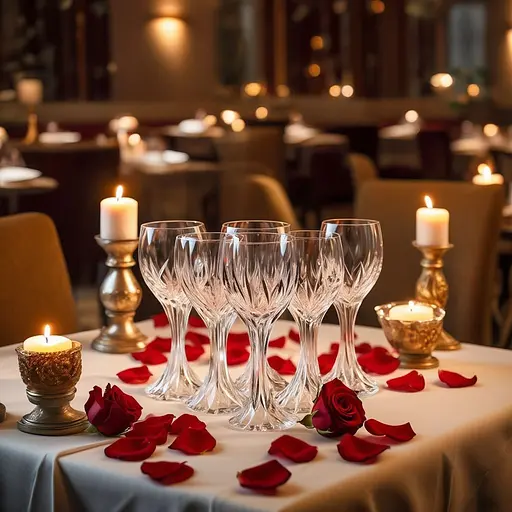 Набор бокалов для вина TS Kitchen на массивной ножке 6 штук по 157 мл, прозрачный HP550