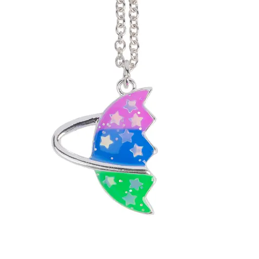 Набор ожерелья Космос 2шт - фото 4