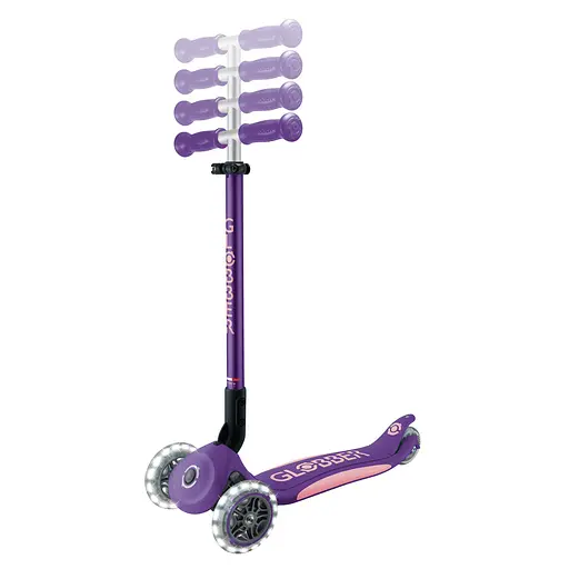 Самокат Globber Elite Lights колеса з підсвіткою 50 кг фіолетово-рожевий (439-603-3) - фото 8