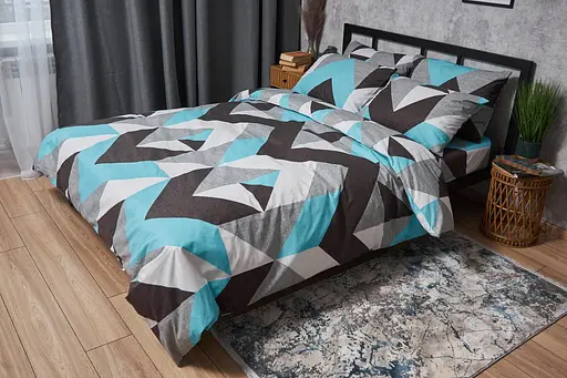 Пододеяльник Moon&Star Бязь Gold Люкс Dodger Полуторный 143x210 см - фото 1