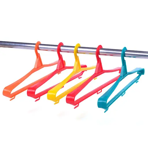 Плічка міцні пластмасові для одягу вішалка 44.5 см 84289 - фото 4