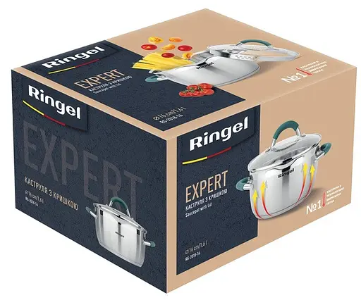Кастрюля Ringel Expert 16 см 1.6 л (RG 2018-16) - фото 4