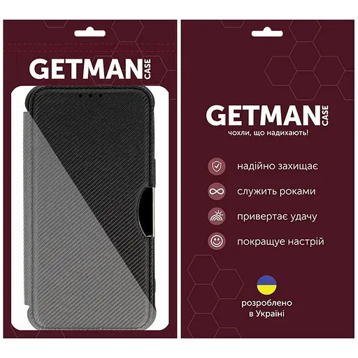 Чохол-книжка Getman шкіряний Razor PU для Samsung Galaxy A35 Black - фото 6