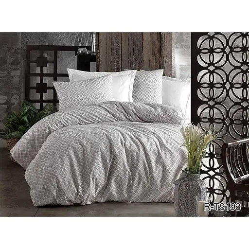 Комплект постільної білизни TAG Tekstil з компаньйоном Сімейний 000210864 (R-T9193)