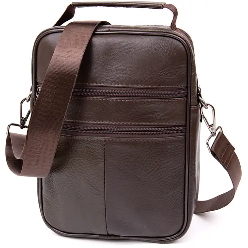 Чоловік шкіряний месенджер Vintage 19х25,5х5,5 см 000158588 - фото 2